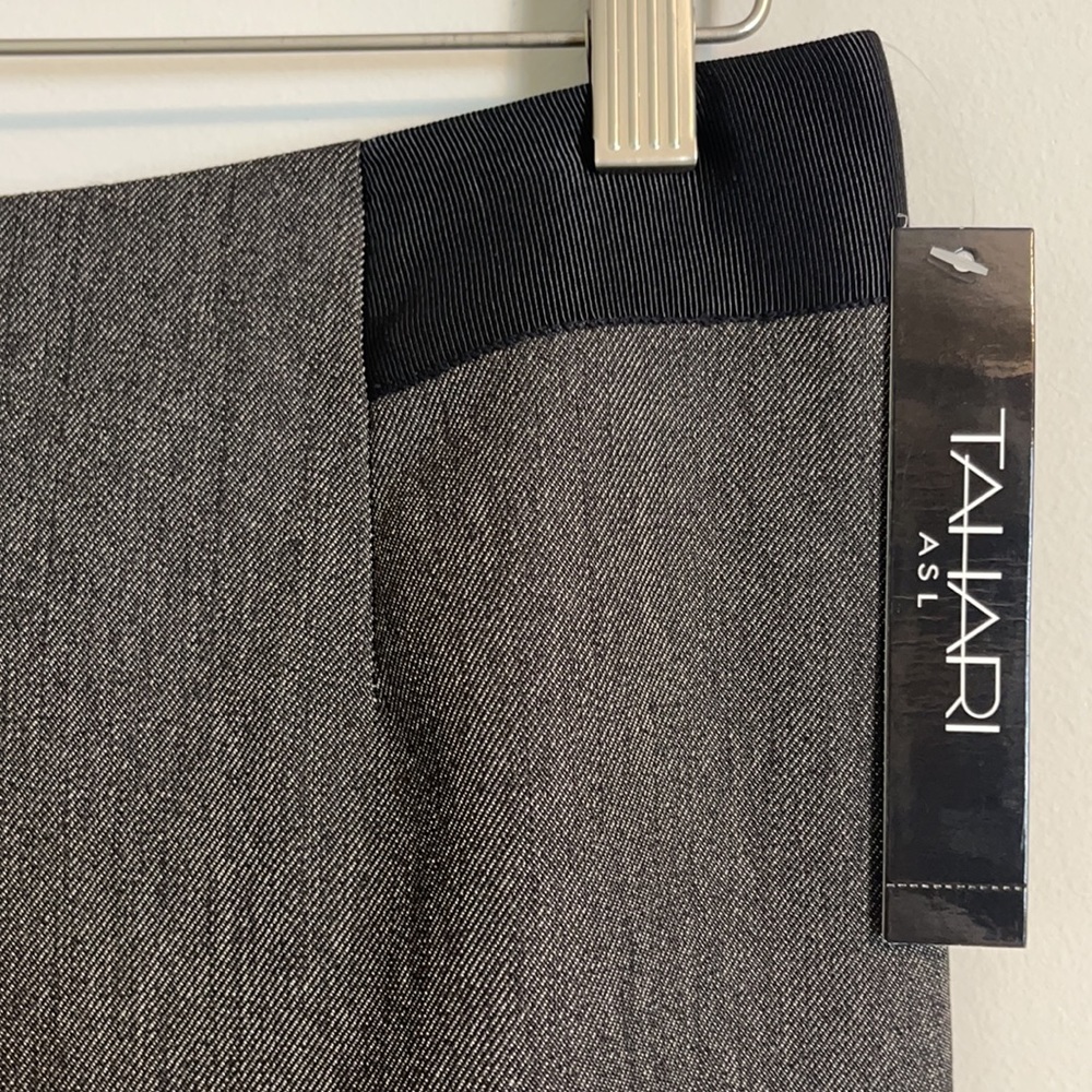 Tahari black and tan Vicki dress pants slacks trousers - Picture 4 of 6